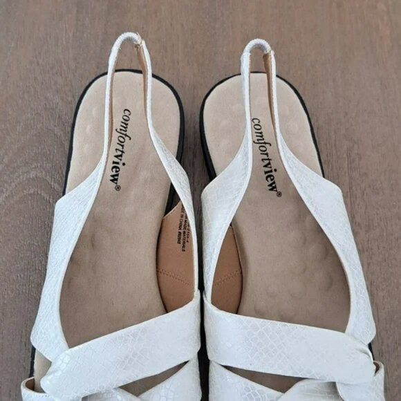 Comfortview The Pearl Sandal - Color: White - Size: 10 W - Picture 4 of 9